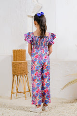 Sprinkles Stitched 1 Piece Summer Jumpsuit Kids Collection'2025-Floral Fantasy Jumpsuit