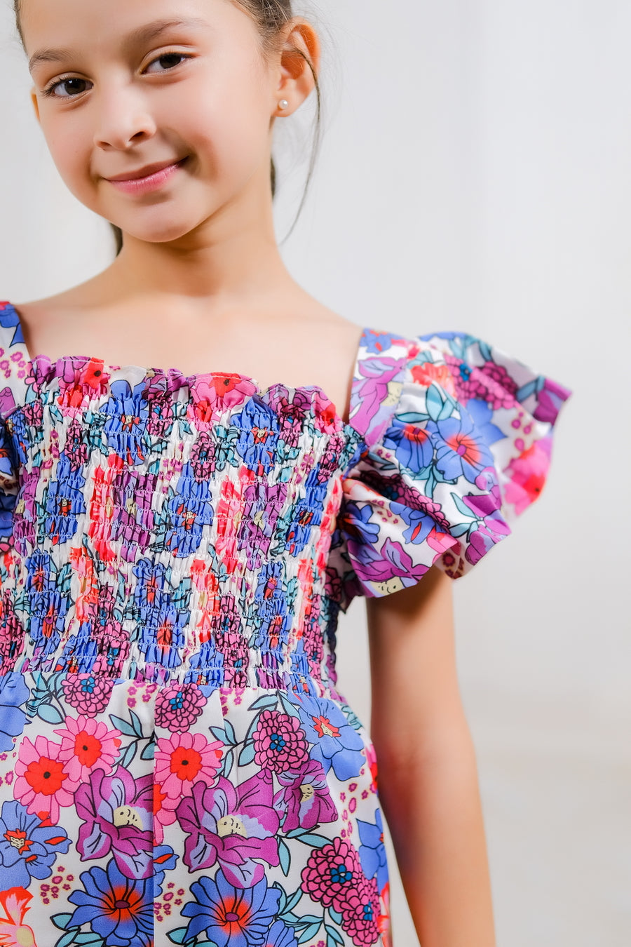 Sprinkles Stitched 1 Piece Summer Jumpsuit Kids Collection'2025-Floral Fantasy Jumpsuit