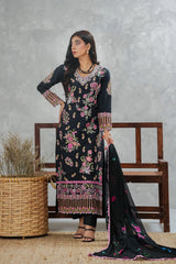 Serena by Madiha Gohar Stitched Summer Suit-Floral Tapestry