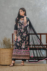Serena by Madiha Gohar Stitched Summer Suit-Floral Tapestry