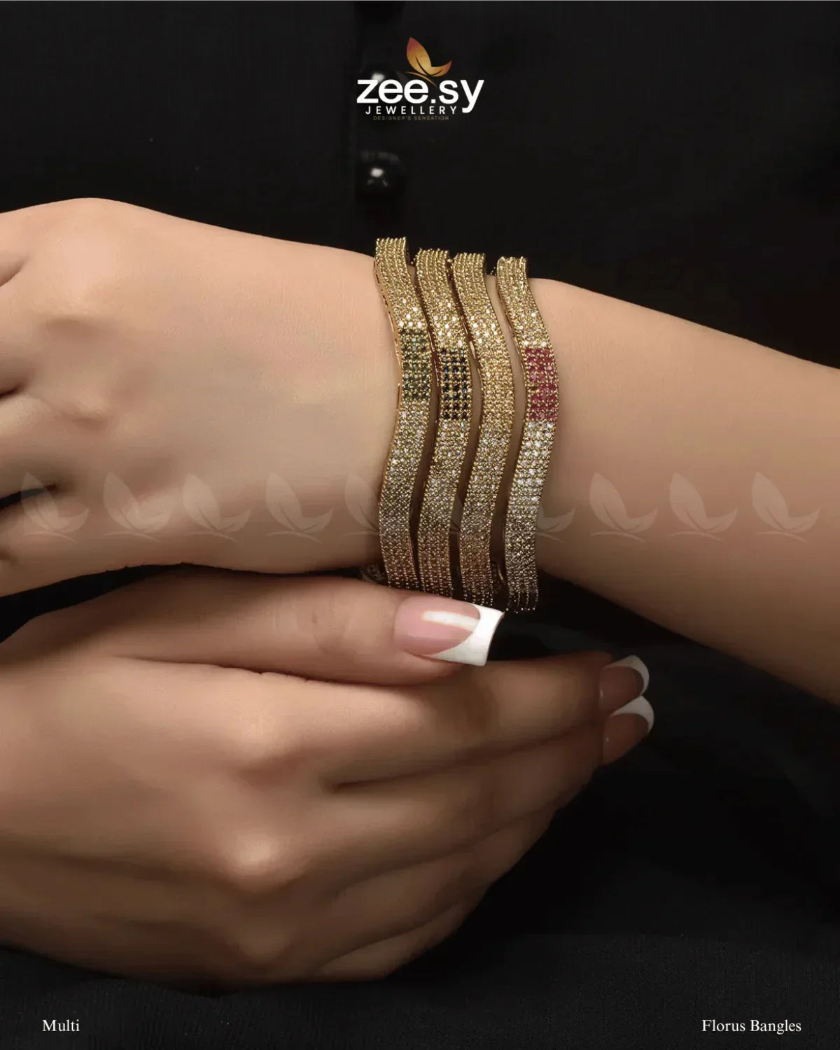 Florus Bangles Multi - Zeesy Jewellery