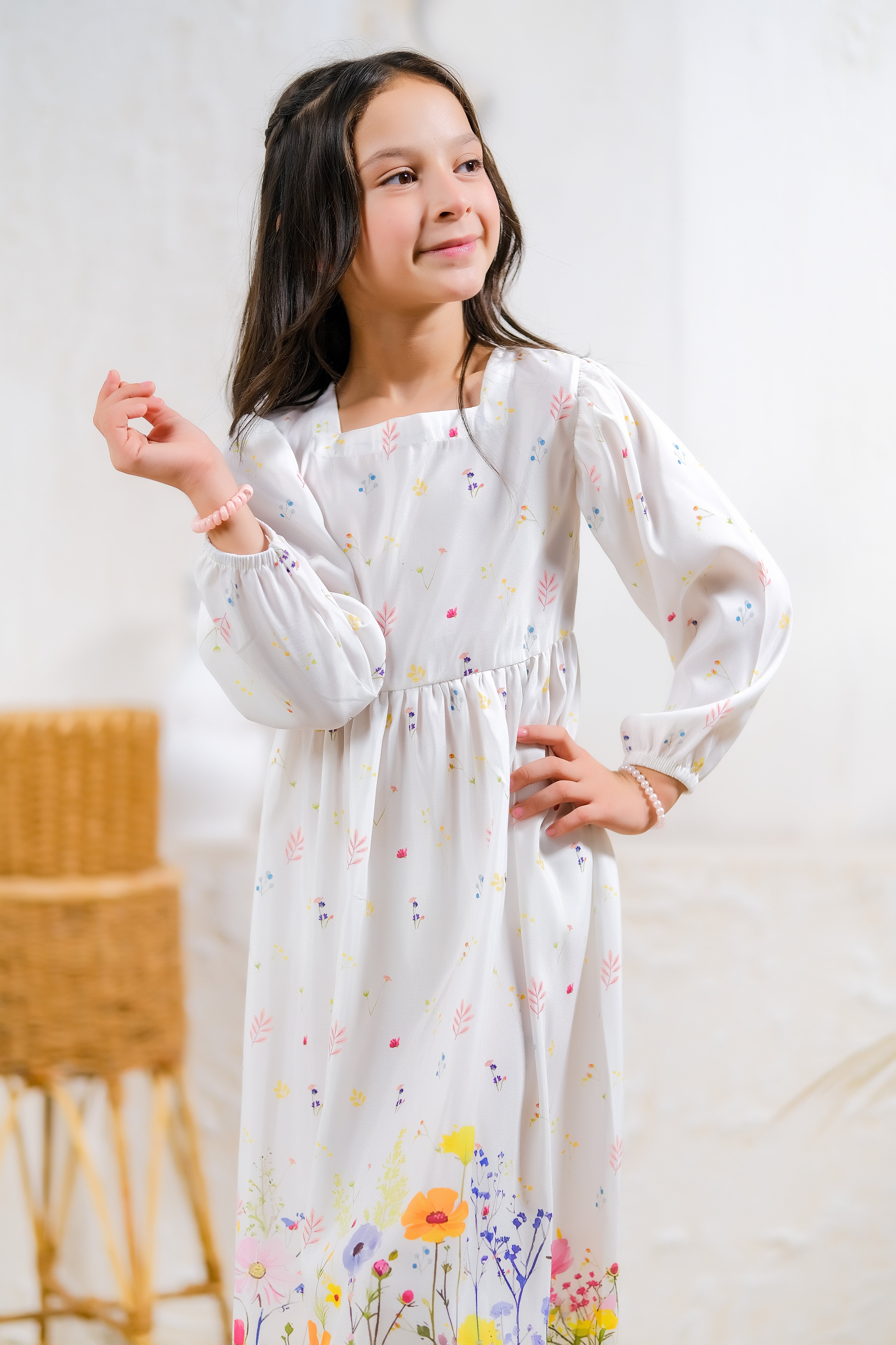 Sprinkles Stitched 1 Piece Summer Shirts Kids Collection'2025-Flower Meadow