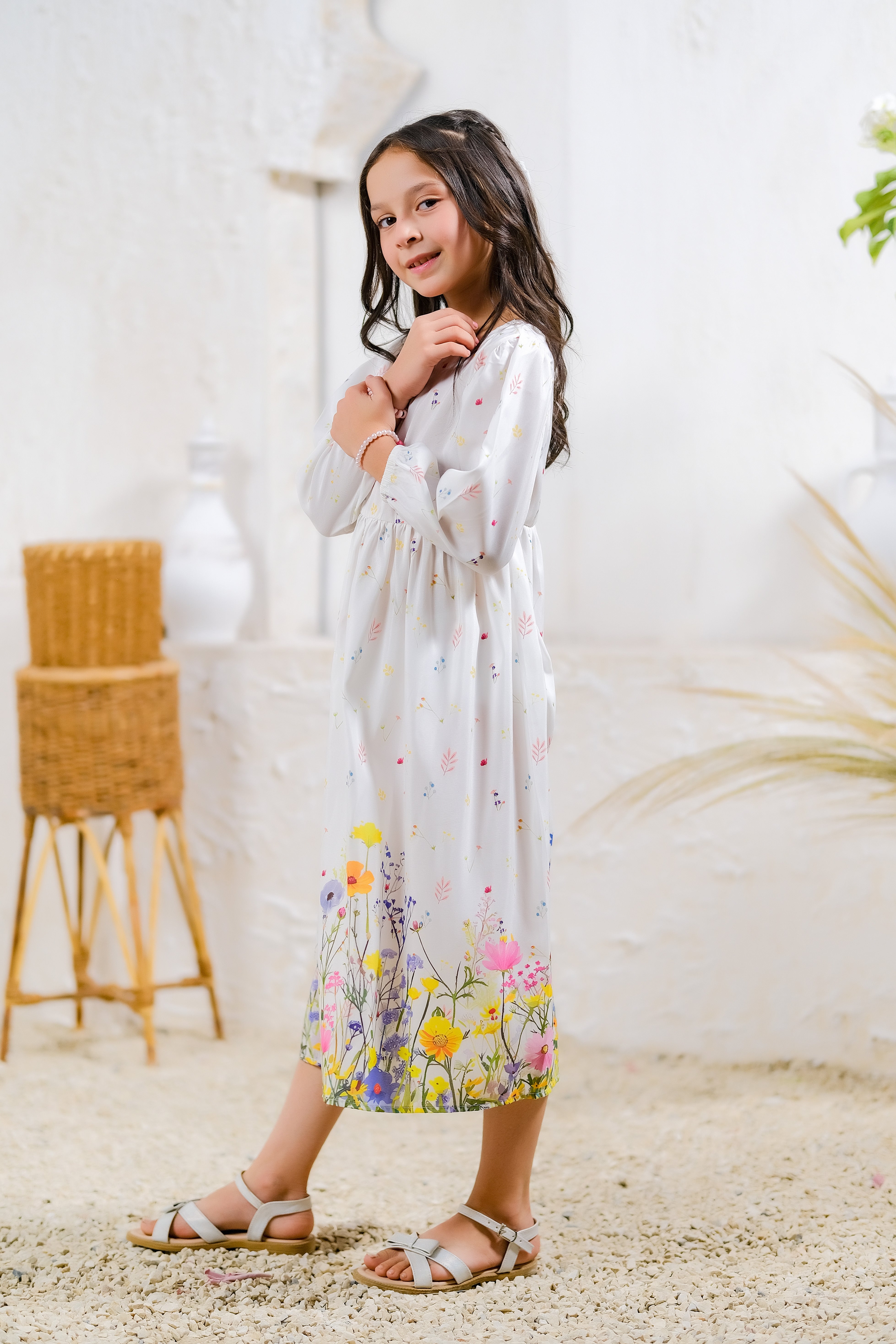 Sprinkles Stitched 1 Piece Summer Shirts Kids Collection'2025-Flower Meadow
