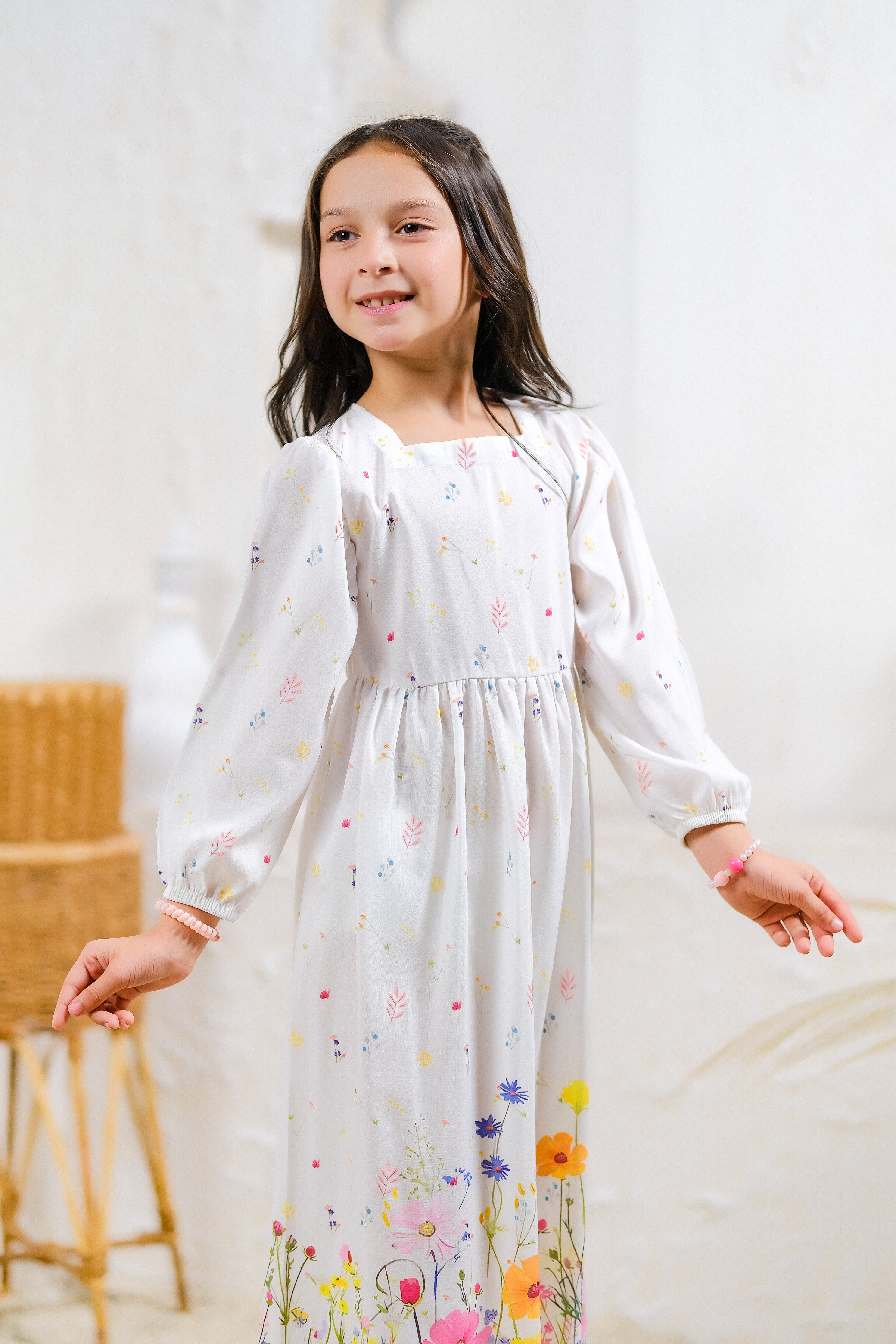 Sprinkles Stitched 1 Piece Summer Shirts Kids Collection'2025-Flower Meadow