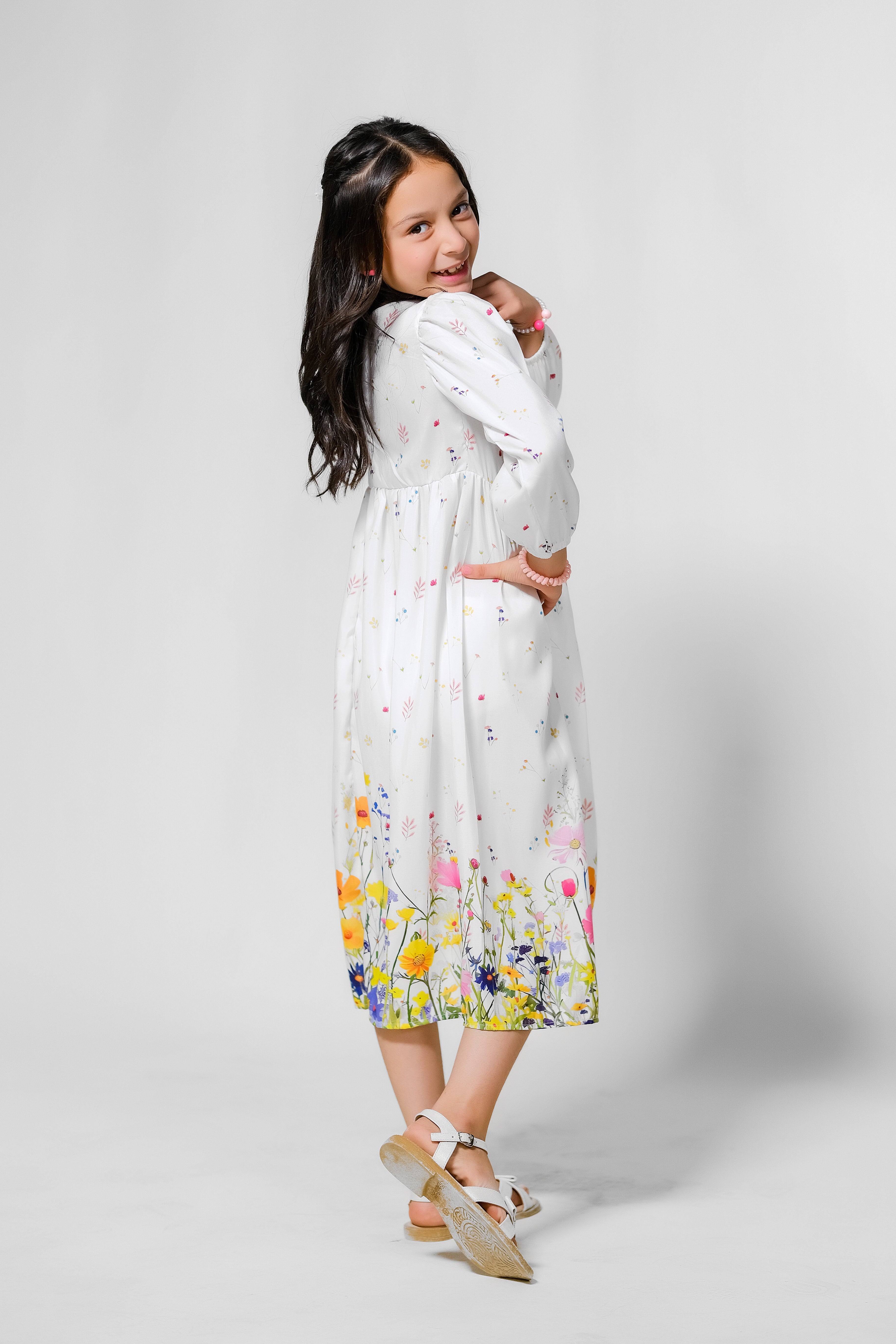 Sprinkles Stitched 1 Piece Summer Shirts Kids Collection'2025-Flower Meadow