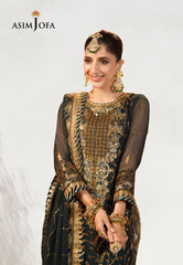 Asim Jofa Chamak Damak Ajcd-18 Embroidered Chiffon 3 Pcs