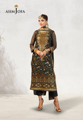 Asim Jofa Chamak Damak Ajcd-18 Embroidered Chiffon 3 Pcs