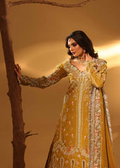 Aylin Unstitched 3 Piece Luxury Silk Edit Collection'2025-Mustard Charm