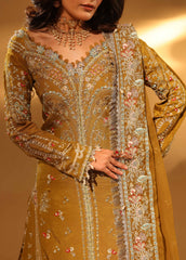 Aylin Unstitched 3 Piece Luxury Silk Edit Collection'2025-Mustard Charm