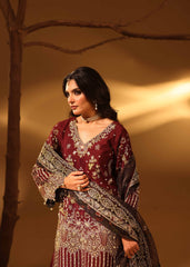 Aylin Unstitched 3 Piece Luxury Silk Edit Collection'2025-Violet Bloom