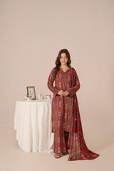 Feathers Unstitched Winter Arrivals Suit-SNAREL-FT568