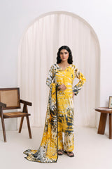 Feathers Unstitched Winter Arrivals Suit-LYNORE-FT561