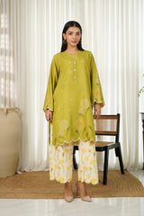Dhaga Stitched 2 Piece Poly Cambric Collection'2025-Juniper