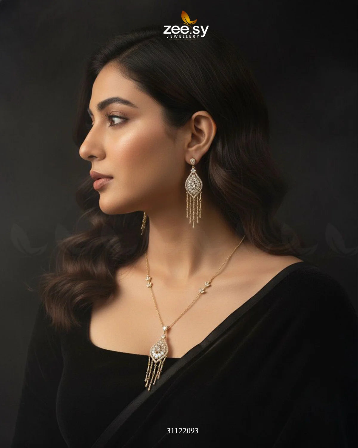 Heirloom Shared Bloom Necklace Set - Zeesy Jewellery