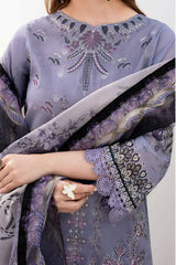 Ghazal By Ramsha Unstitched 3 Piece Luxury Lawn Vol-02 Suit-G-202