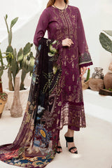 Ghazal By Ramsha Unstitched 3 Piece Luxury Lawn Vol-02 Suit-G-205