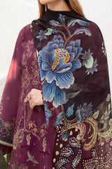 Ghazal By Ramsha Unstitched 3 Piece Luxury Lawn Vol-02 Suit-G-205