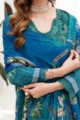 Ghazal By Ramsha Unstitched 3 Piece Luxury Lawn Vol-02 Suit-G-206