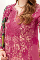 Ghazal By Ramsha Unstitched 3 Piece Luxury Lawn Vol-02 Suit-G-208