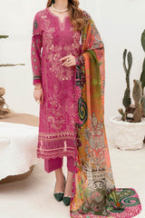 Ghazal By Ramsha Unstitched 3 Piece Luxury Lawn Vol-02 Suit-G-208