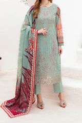 Ghazal By Ramsha Unstitched 3 Piece Luxury Lawn Vol-02 Suit-G-209