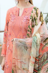 Ghazal By Ramsha Unstitched 3 Piece Luxury Lawn Vol-02 Suit-G-211