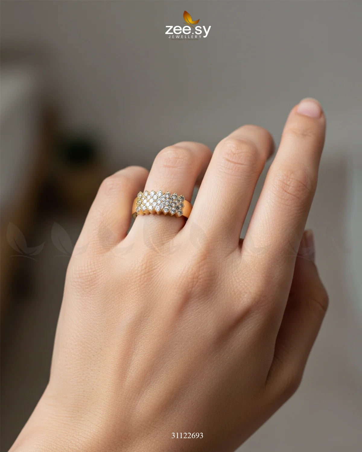Artisan Geometric Band Ring - Zeesy Jewellery