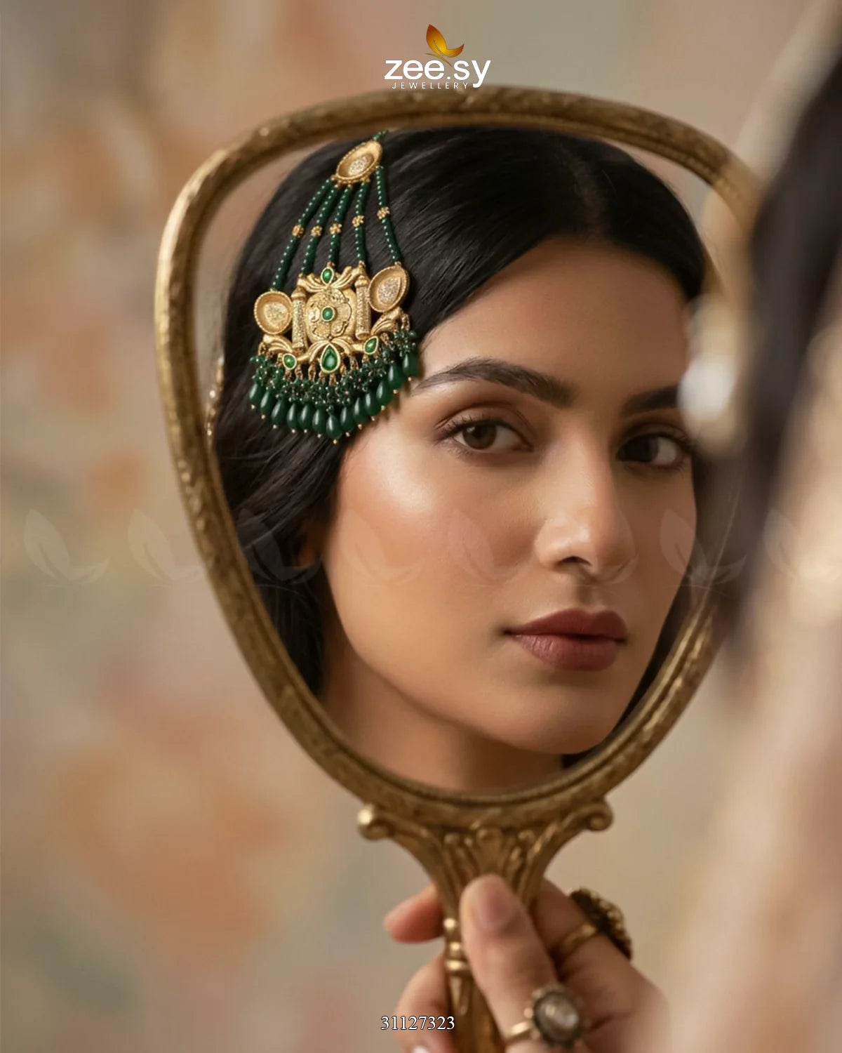 Shyama Beaded Pearl Jhumar - Zeesy Jewellery