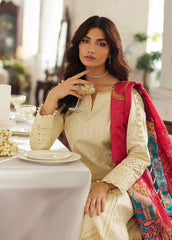 Lumiere By Gulaal Unstitched 3 Piece Chikankari Lawn Suit-Azmin
