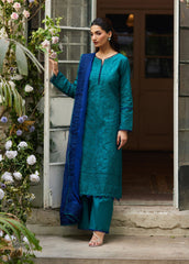 Lumiere By Gulaal Unstitched 3 Piece Chikankari Lawn Suit-Azura