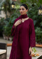 Lumiere By Gulaal Unstitched 3 Piece Chikankari Lawn Suit-Reina