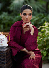 Lumiere By Gulaal Unstitched 3 Piece Chikankari Lawn Suit-Reina