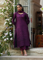 Lumiere By Gulaal Unstitched 3 Piece Chikankari Lawn Suit-Amora
