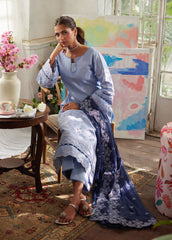 Lumiere By Gulaal Unstitched 3 Piece Chikankari Lawn Suit-Zorya