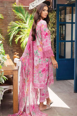 Nureh Ustitched 3 Piece Glame Girl Printed Chikankari Suit-GL-01