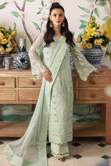Gulaal Unstitched 3 Piece Emb Chiffon Suit-Jade-GL-EC-24V2-02