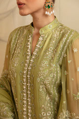 Gulaal Unstitched 3 Piece Emb Chiffon Suit-Almendra-GL-EC-24V2-05