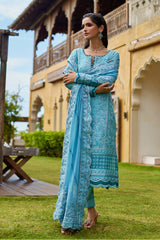 Gulaal Unstitched 3 Piece Luxury Lawn Suit-Dhalia