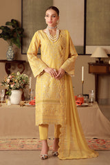 Gulaal Stitched 3 Piece Festive Lawn Suit-Ura