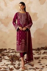 Shehrnaaz By Gulaal Unstitched 3 Piece Formals Raw Silk Suit-Ramail