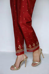 Razmin by Sada Bahar Stitched Trouser Vol-12 Suit-GP-01-Red