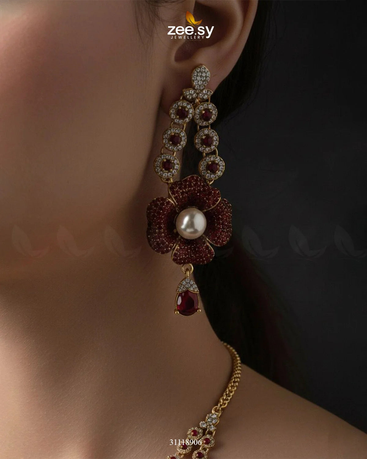 Grandeur Necklace Set - Zeesy Jewellery