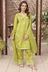 Gul Riaz By Fatima Nehal Stitched 3 Piece Luxury Festive Suit-GRF-01-Pista