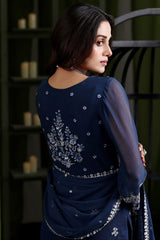 Gulaal By Soghat Unstitched 3 Piece Luxury Emb Chiffon Collection'2025-GSC-01