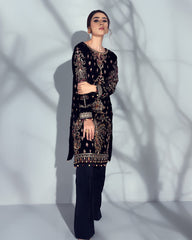 Gulaal Unstitched 3 Piece Velvet Wedding Edition'2020-Sirene Embroidered Velvet 2-Piece Suit GV-05