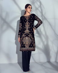 Gulaal Unstitched 3 Piece Velvet Wedding Edition'2020-Sirene Embroidered Velvet 2-Piece Suit GV-05