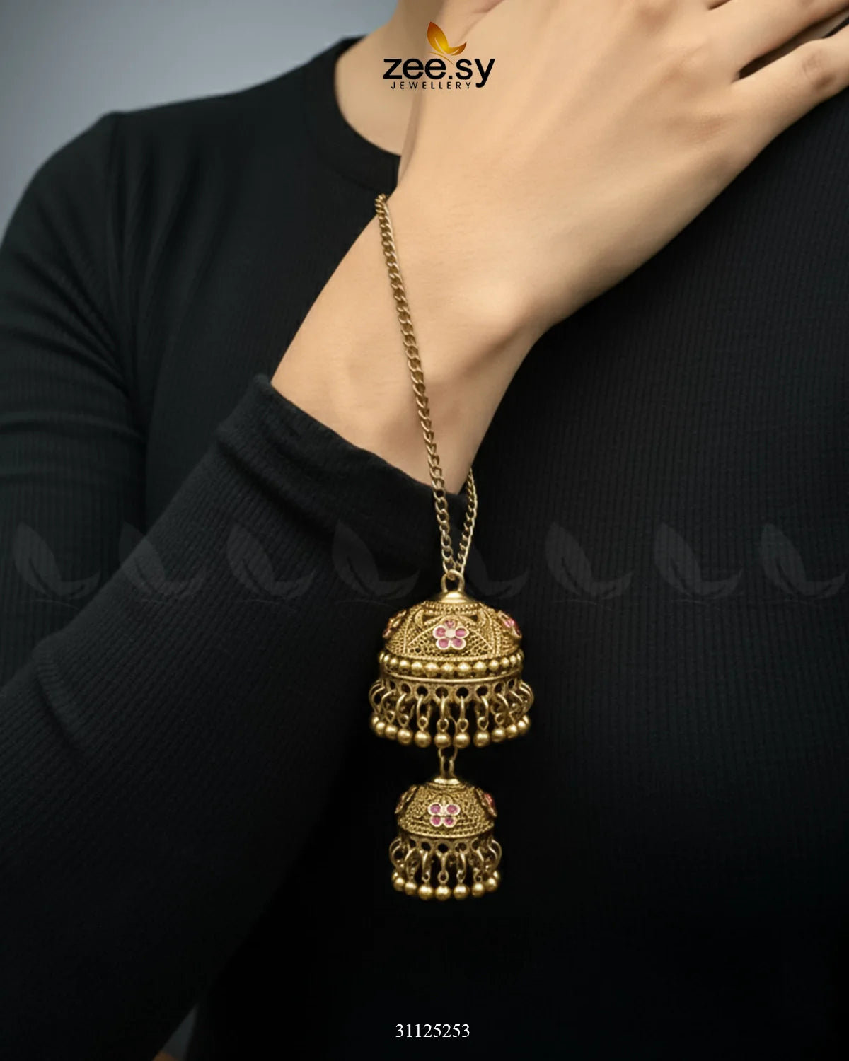 Umbrella Mini Kaleera Wrist Dangler - Zeesy Jewellery
