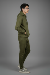Winter Men's Core By Suitsu Stitched Western Suit-GreenForce Tracksuit