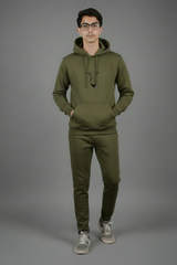 Winter Men's Core By Suitsu Stitched Western Suit-GreenForce Tracksuit