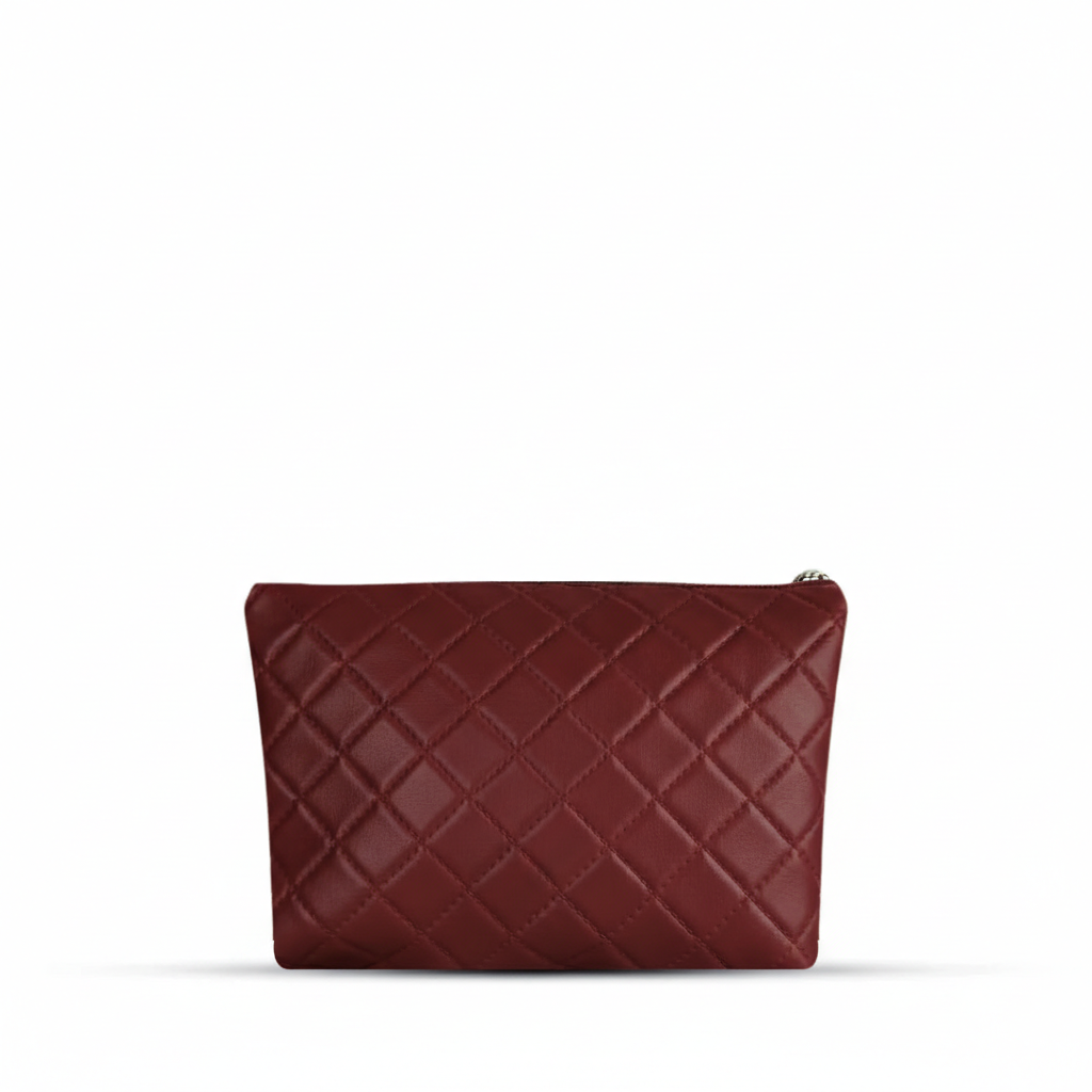 Fizz Makeup Pouch Maroon women's handbag in maroon by Bag X